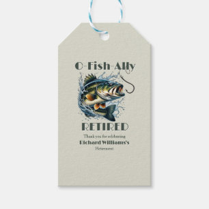 Vintage OFishAlly Retired Big Fish Take The Bait Gift Tags