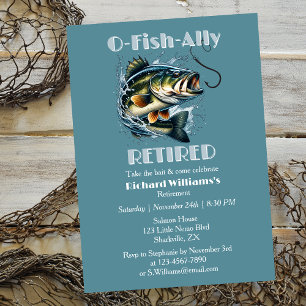 Vintage OFishAlly Retired Big Fish Take The Bait  Invitation