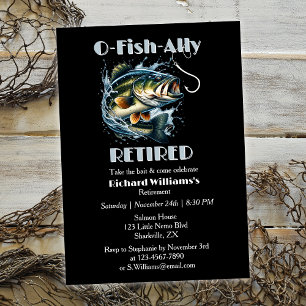 Vintage OFishAlly Retired Big Fish Take The Bait  Invitation