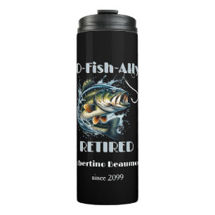 Vintage OFishAlly Retired Big Fish Take The Bait Thermal Tumbler