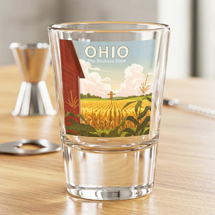 Vintage Ohio Shot Glass