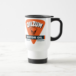 Vintage Oilzum motor oil sign Travel Mug