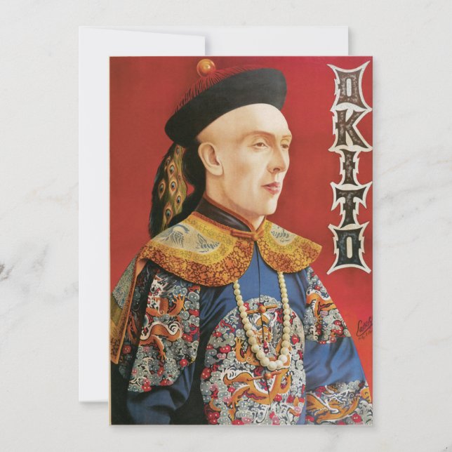 Vintage Okito Magician Poster (Front)