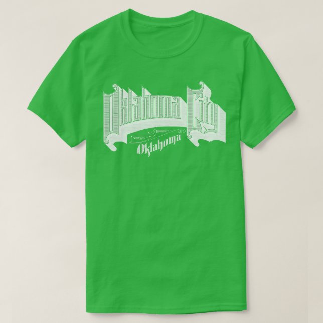 Vintage Oklahoma City OK T-Shirt (Design Front)