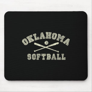 Vintage Oklahoma Softll Gear _1 Mouse Pad