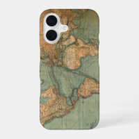 Vintage Old Antique World Map