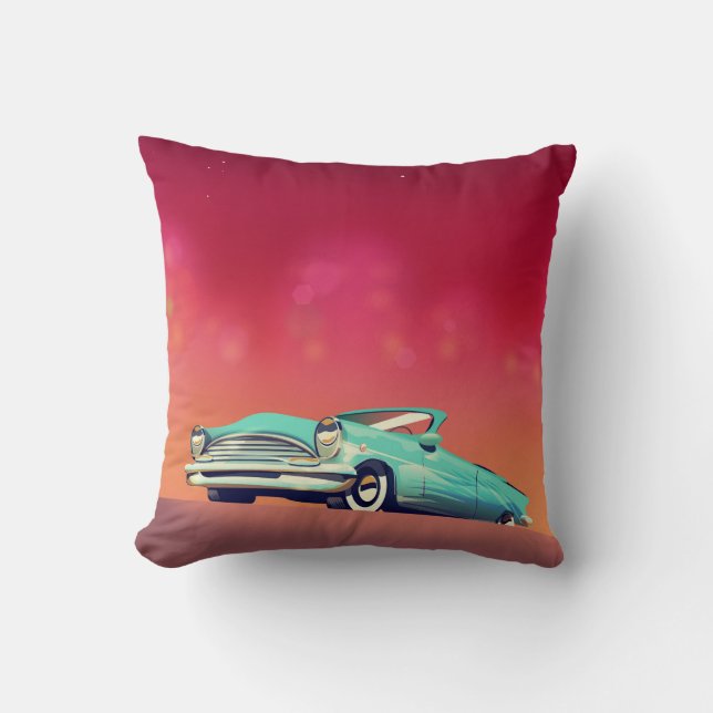 Vintage Old Car Cushion (Front)