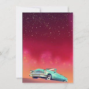 Vintage Old Car Invitation