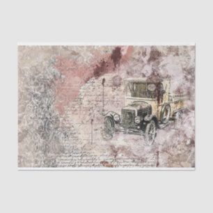 Vintage Old Car Tissue Paper
