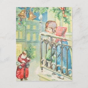 Vintage Old Christmas Holiday Postcard
