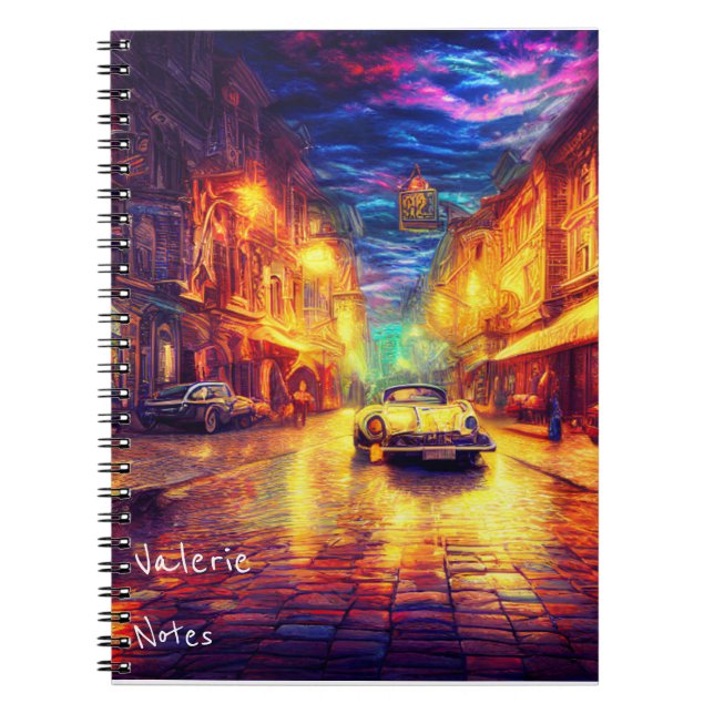 Vintage old City Notebook (Front)