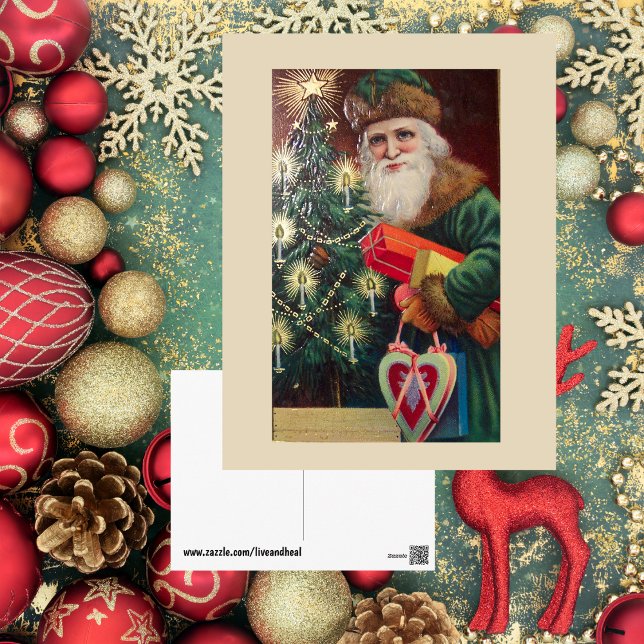 Vintage Old Classic Santa St Nicholas Postcard (Creator Uploaded)