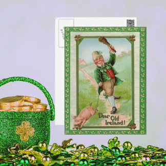 Vintage Old Dear Ireland Card