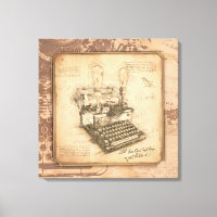 Vintage Old Fashion Art. Author / Writer Gift