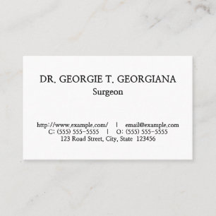 Vintage, Old Fashioned, & Classic Business Card