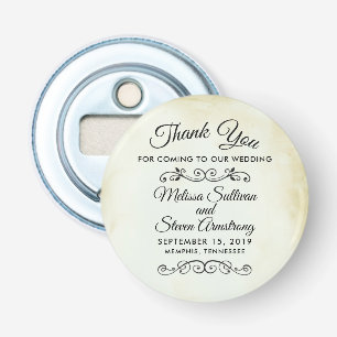 Vintage Old-Fashioned Western Theme Wedding Favour Bottle Opener