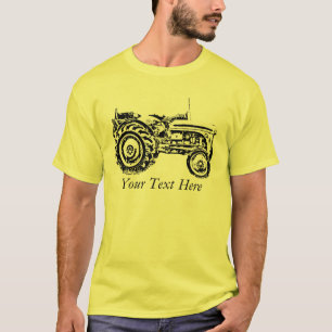 vintage old grey massey fergison tractor  T-Shirt