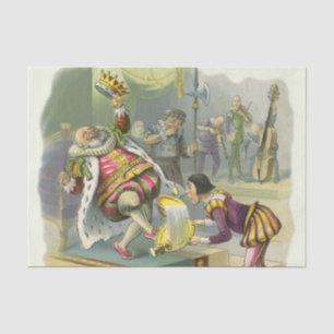 Vintage Old King Cole Nursery Rhyme Poem Song Tissue Paper