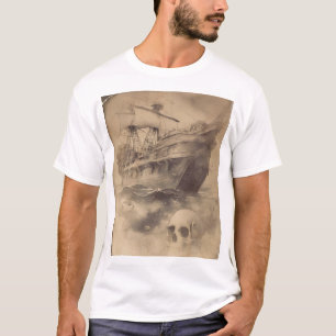 Vintage old lost pirate ship T-Shirt