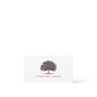 Vintage Old Oak Tree Elegant Business Card |||