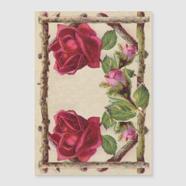 Vintage old rose rustic Victorian Antique (Front)