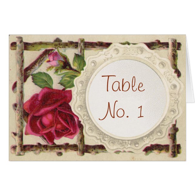 Vintage old rose rustic Victorian Antique Classic (Front Horizontal)