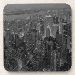 Vintage Old Style New York City Script Coaster