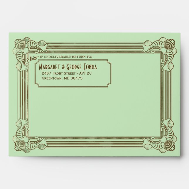 Vintage Old Timey A-7 Envelopes (Front)