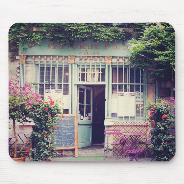 Vintage Old Town Paris Mouse Pad (Front)