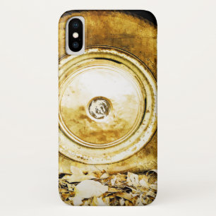 Vintage Old Wheel Of Classic Car Case-Mate iPhone Case