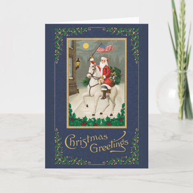 Vintage Old World Christmas Card (Front)