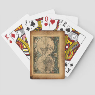 Vintage Old World Map Card Set
