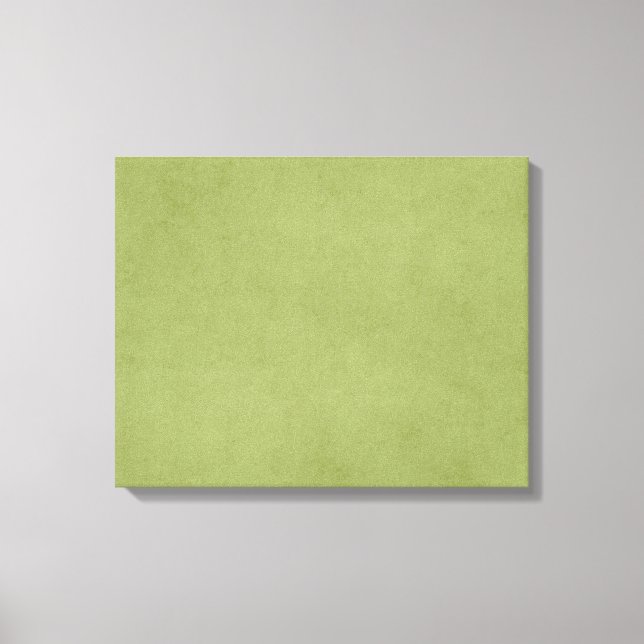 Vintage Olive Green Paper Parchment Background Canvas Print (Front)