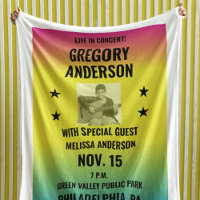 Vintage Ombre Concert Poster with Photo Custom