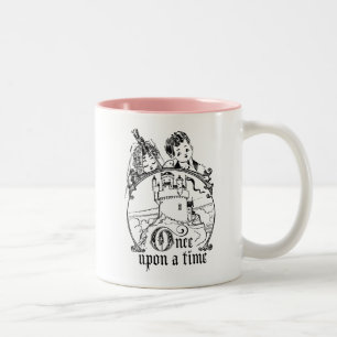 Vintage Once Upon a Time Apparel, Decor, and Gifts Two-Tone Coffee Mug