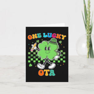 Vintage One Lucky Ota St Patrick Day School Istant Card