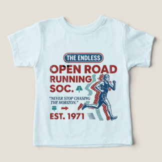 Vintage Open Road Running Club Retro Runner Tee