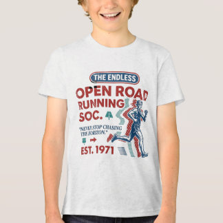 Vintage Open Road Running Club Retro Runner Tee