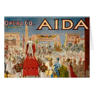 Vintage Opera Aida Artwork