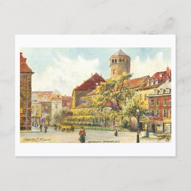 Vintage Opera House, Bayreuth, Germany Postcard (Front)