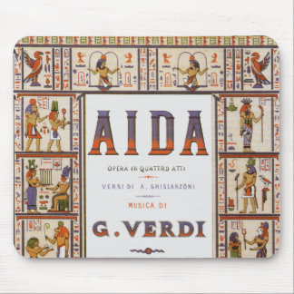 Vintage Opera Music, Egyptian Aida by Verdi Mouse Pad