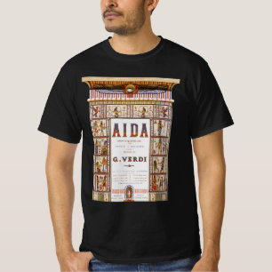 Vintage Opera Music, Egyptian Aida by Verdi T-Shirt