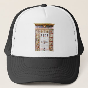 Vintage Opera Music, Egyptian Aida by Verdi Trucker Hat
