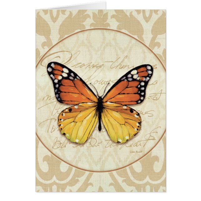 Vintage Orange Butterfly (Front)