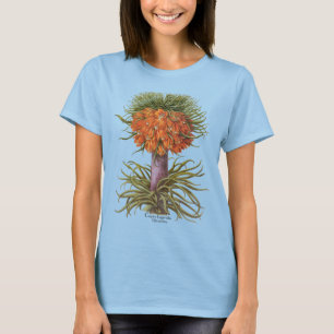 Vintage Orange Fritillaria Flowers Basilius Besler T-Shirt