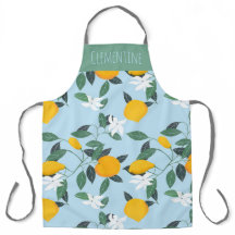Vintage orange fruit italian All-Over Print Apron