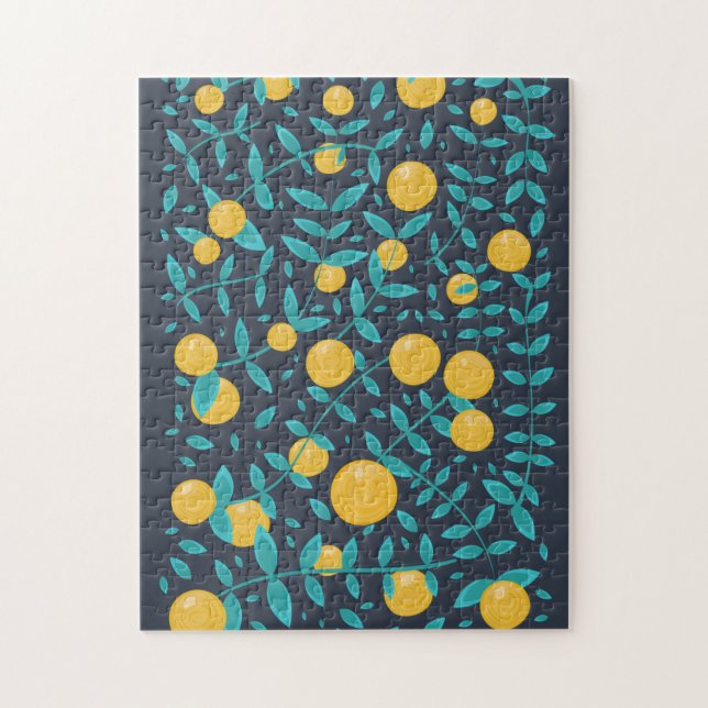 Vintage Orange Fruit Jigsaw Puzzle (Vertical)