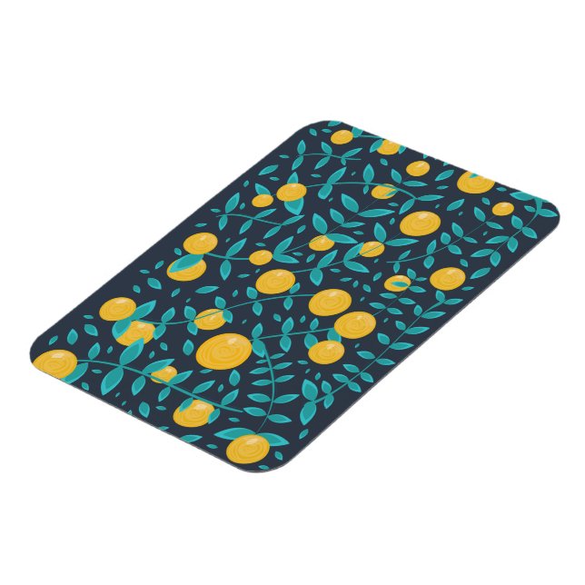 Vintage Orange Fruit Magnet (Left Side)