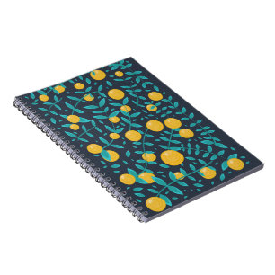 Vintage Orange Fruit Notebook