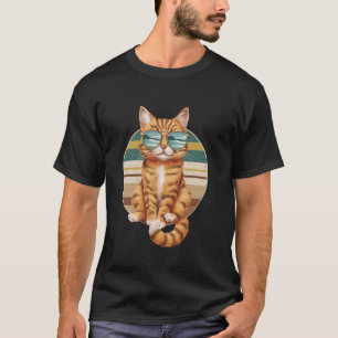 Vintage Orange Tabby Cat T-Shirt